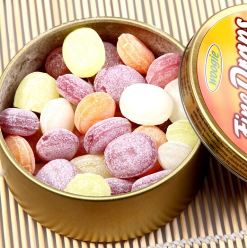 临期德国进口糖果woogie牌综合水果味什锦樱桃薄荷柠檬味零食硬糖