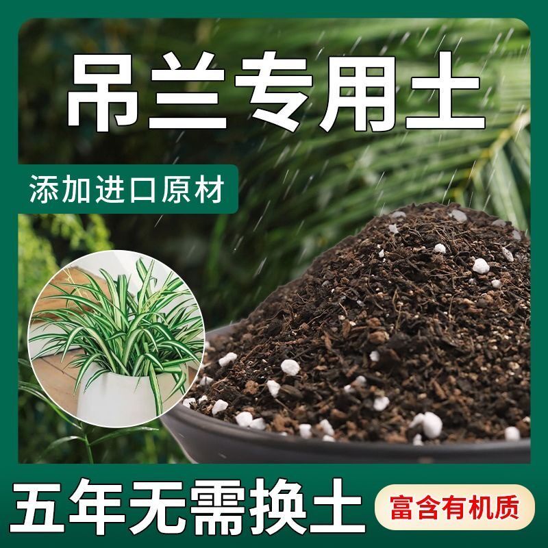 金边吊兰专用土吊兰土盆栽营养土通用种花养花泥土壤种植土有机肥