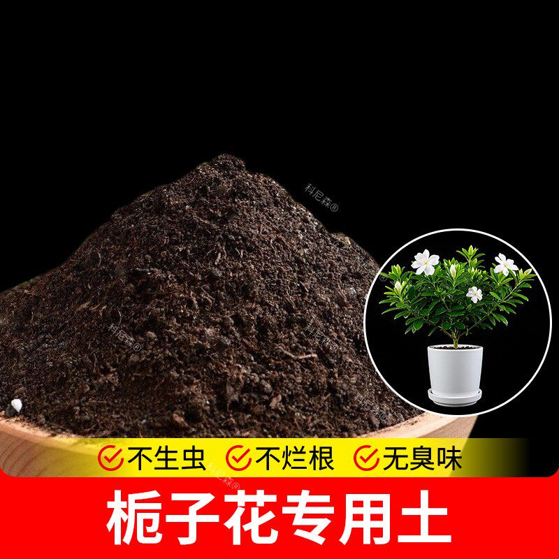 栀子花专用土室内养花专用土营养土园艺阳台种植有机土绿植种花土