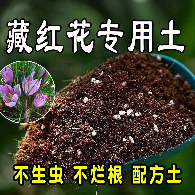藏红花专用营养土 藏红花专用土 通用型盆栽花土种花养花种植土壤