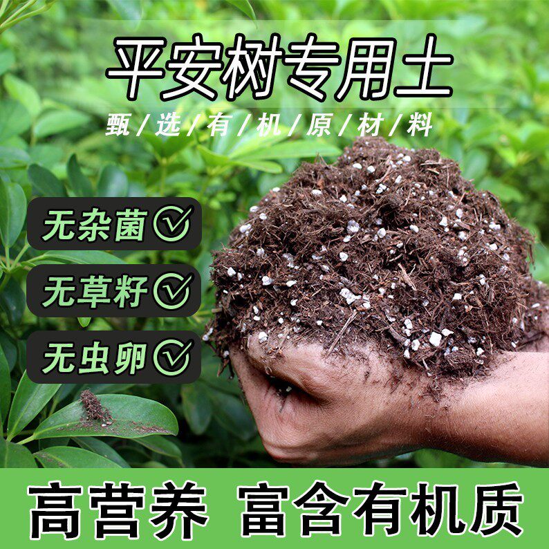 平安树专用土家用盆栽绿植通用营养土养花轻质蓬松有机花泥肥料土