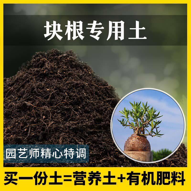 块根专用土家用养花肥料有机土壤种植土块根营养土植物种花盆栽土