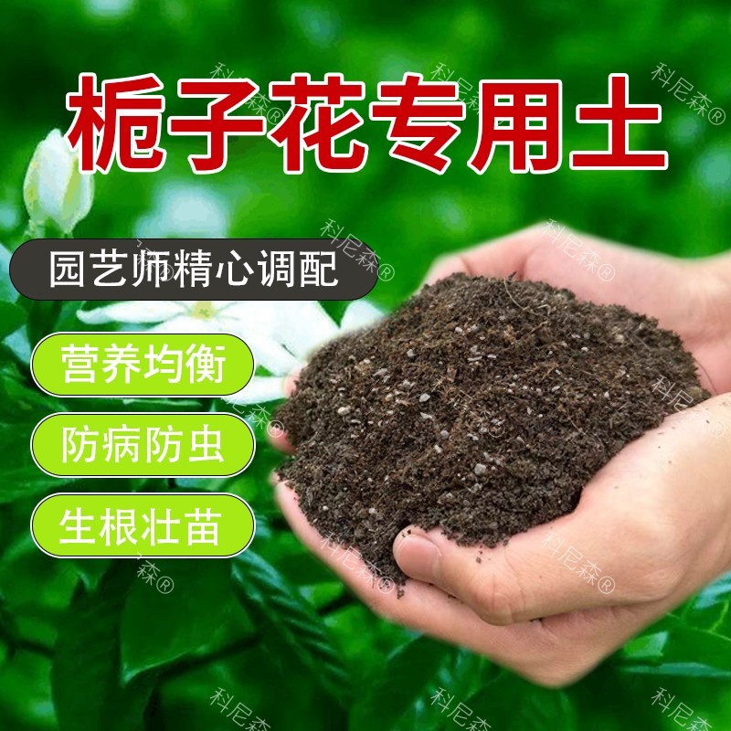 栀子花盆栽栽培土保水保肥疏松透气家庭园艺大包防烂根不板结室内