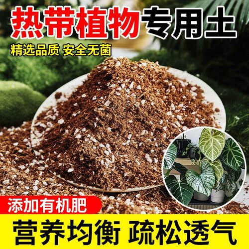 热带植物专用土天南星科龟背竹海芋花烛彩叶竹芋通用型营养土肥料