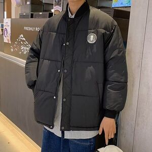 1506/Q5350/P70新款冬季棉衣设计感小众棉袄棒球棉服外套2图片