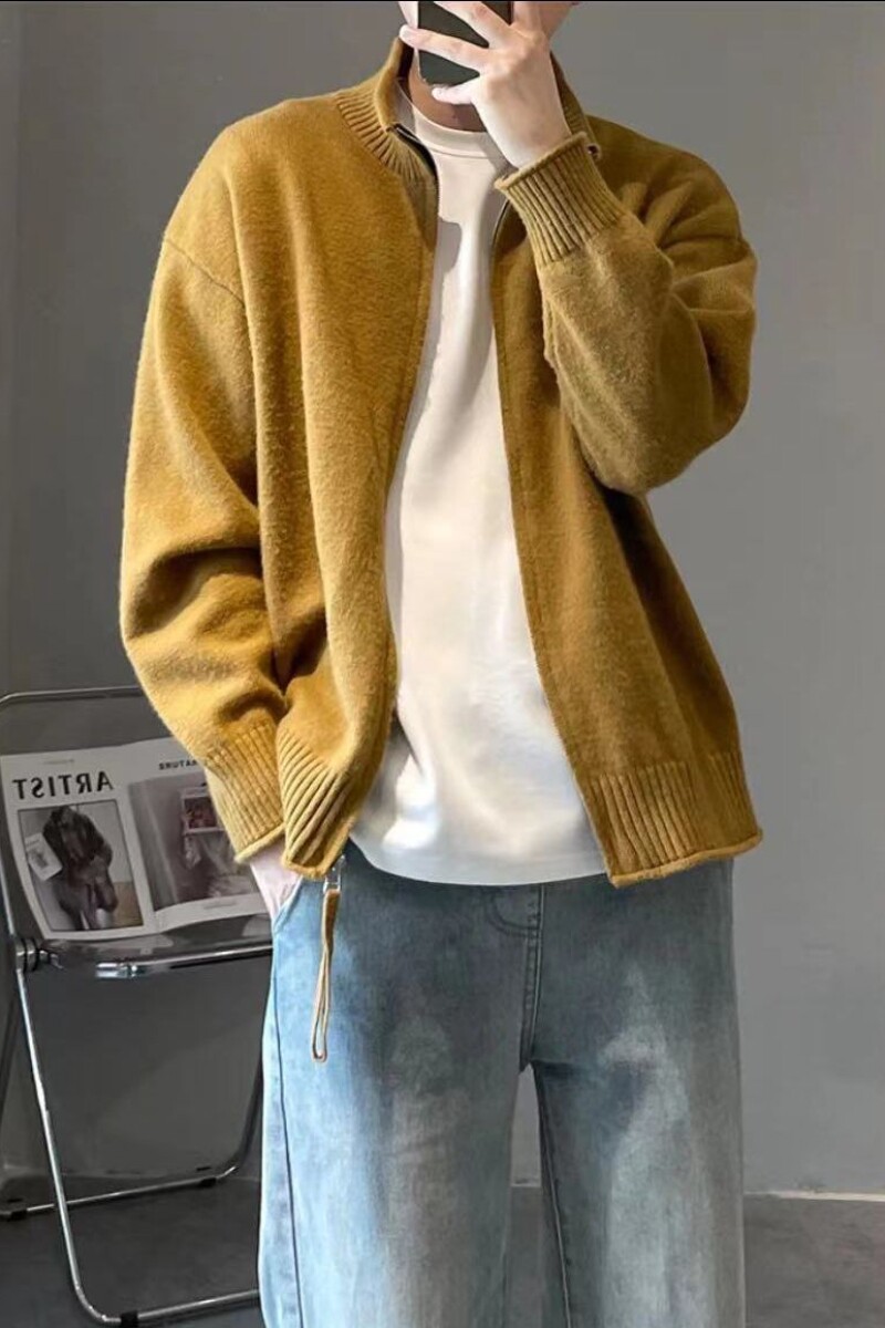 1506/Q5040/P58立领针织开衫外套男士春秋冬季,女装短外套,星座1506