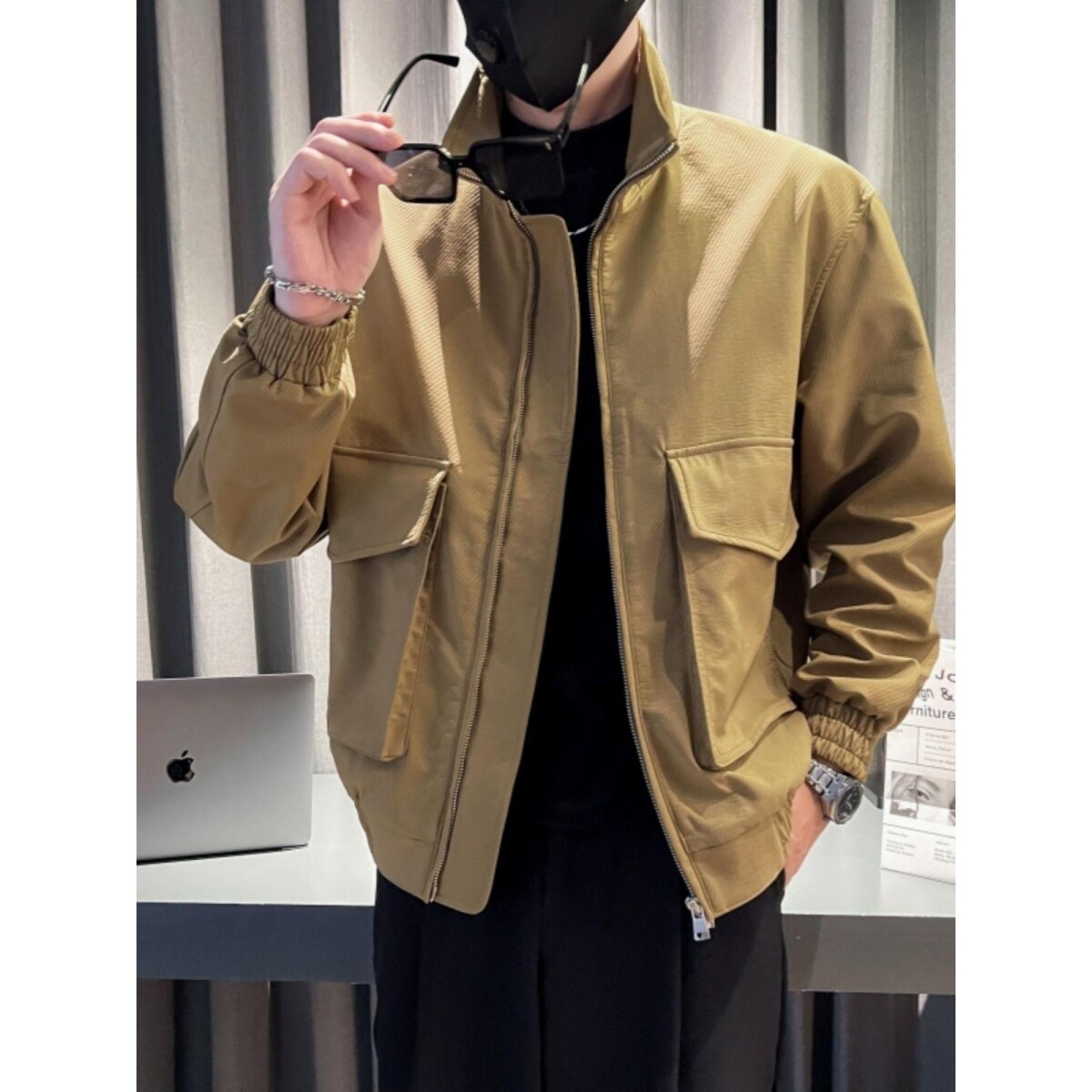 1506/Q76340/P54新款工装夹克男休闲男装褂子秋季立领外套1,男装夹克,星座1506