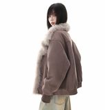 1506/QZSD020/P124座山雕美式毛领连帽棉服外套男冬季中性棉衣女，女装棉衣/棉服，星座1506