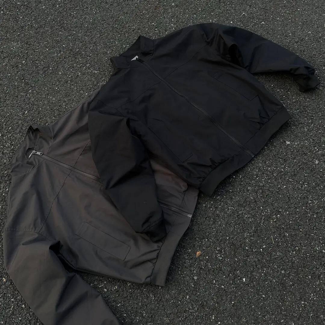 黑色短款美式飞行夹克男款秋季硬汉穿搭三防立领boxy廊形工装外套,男装夹克,星座1506