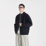 1506/QY750/P70秋冬季系拼接假两件针织开衫男休闲通勤毛衣外套1，男装针织衫/毛衣，星座1506