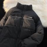 1506/Q5500/P54冬季立领棉衣男女网红同款加厚保暖情侣面包服1，男装棉衣，星座1506