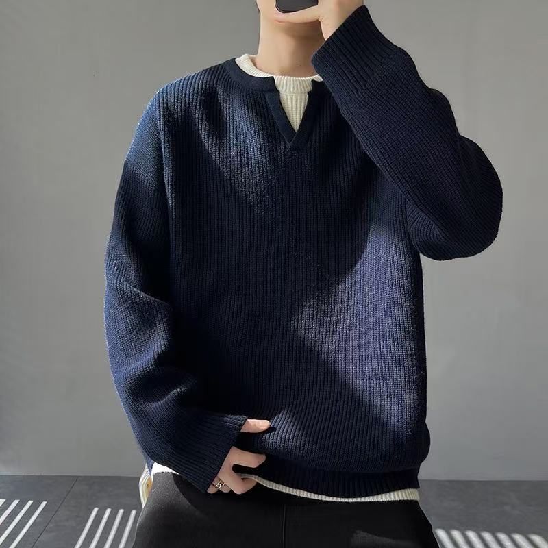 1506/QYM2030/P60美式复古新款破洞流苏针织衫高级感小众外套1,男装针织衫/毛衣,星座1506