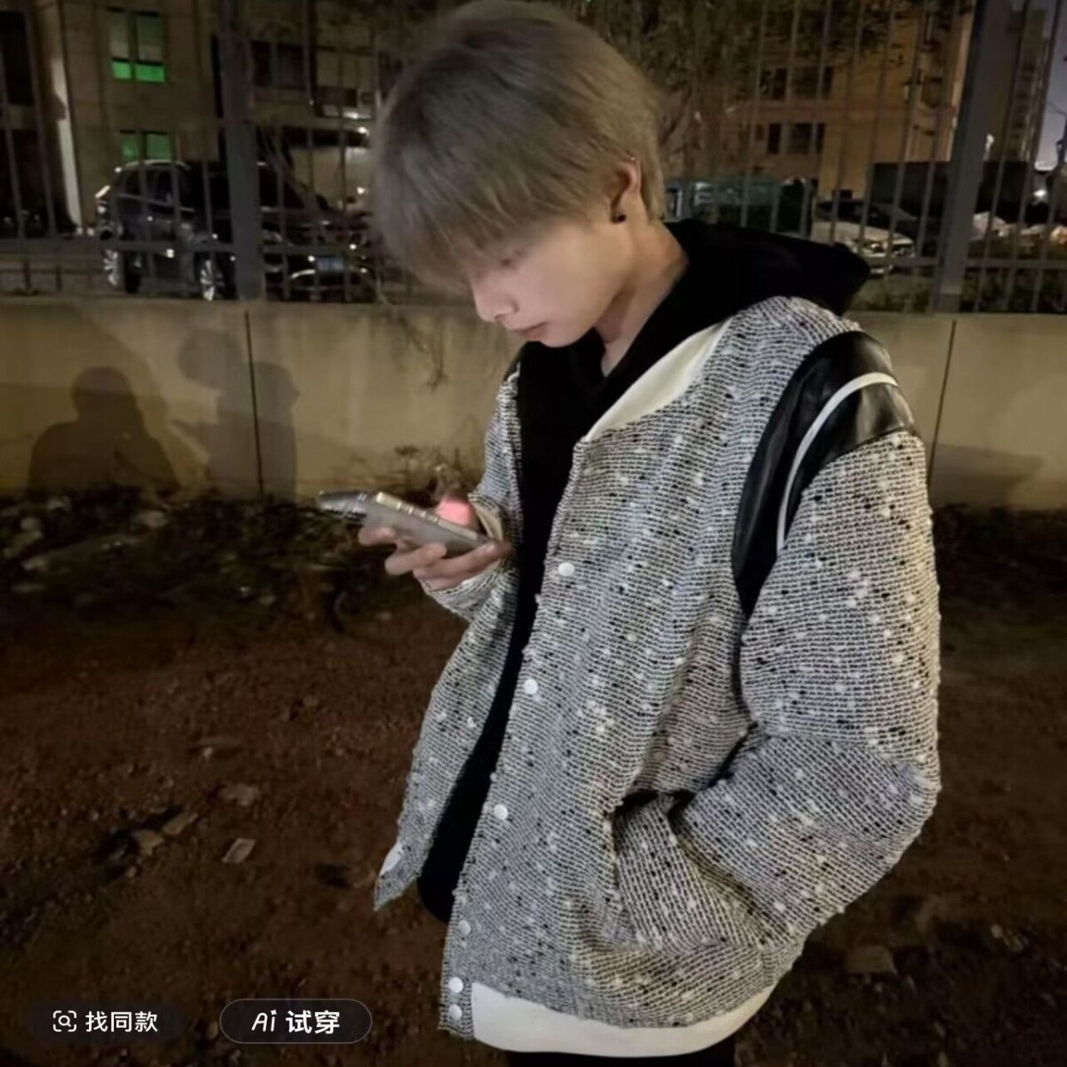 1506/Q77520/P56小香风针织开衫卫衣男秋条纹美式复古夹克外套,男装夹克,星座1506
