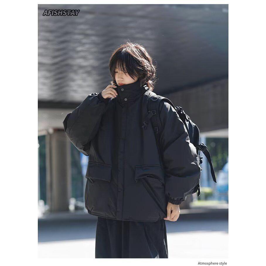 1506/QJ570/P73多口袋机能工装立领宽松男女防泼水冲锋衣1,男装夹克,星座1506