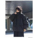 1506/QJ570/P73多口袋机能工装立领宽松男女防泼水冲锋衣1，男装夹克，星座1506