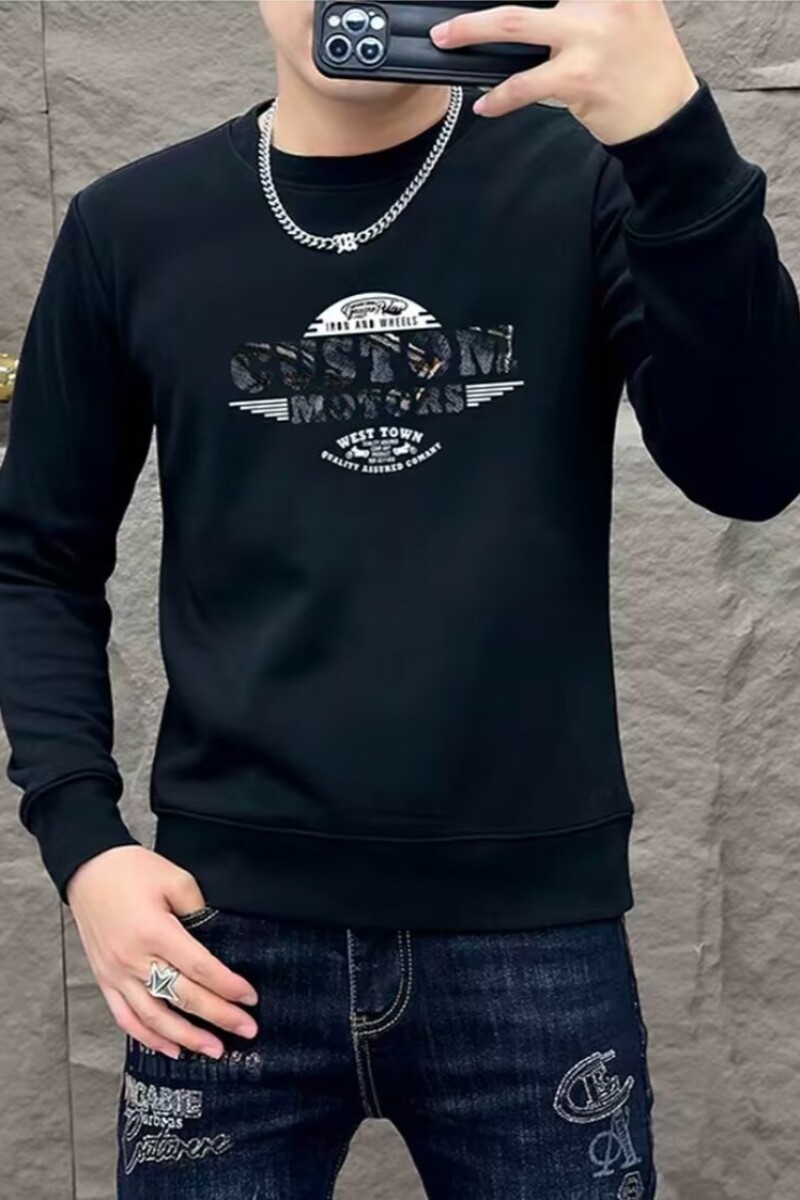 1506/QW6050/P37春秋男士新款卫衣无帽圆领宽松大码休闲情侣外套,女装短外套,星座1506