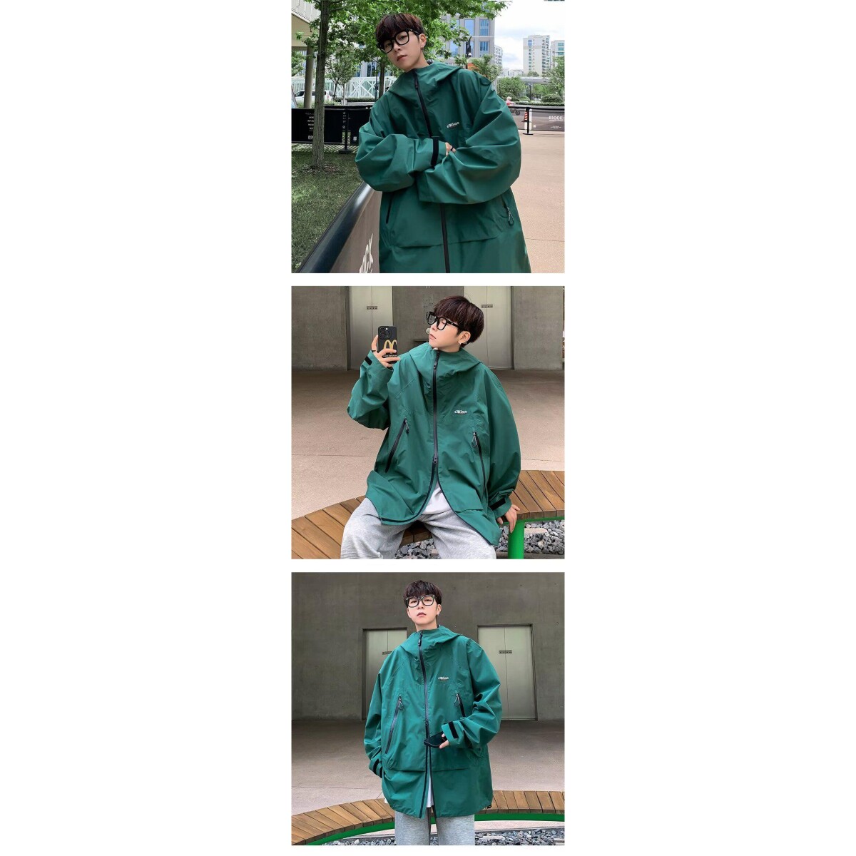 1506/QW92610/P52秋外套男潮牌港风日系原宿风韩版潮流宽松夹克,男装夹克,星座1506