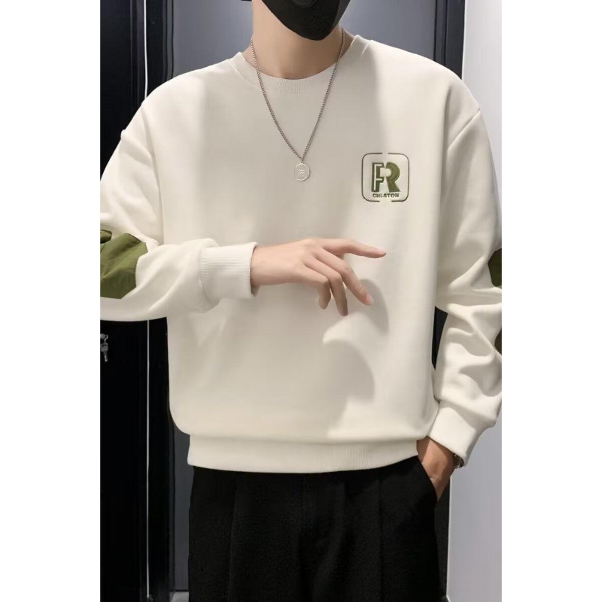 1506/QA0190/P36印花秋冬卫衣男春秋季韩版新款圆领宽松上衣,男装卫衣,星座1506