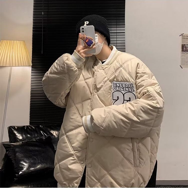1506/Q5030/P49新款棉服男冬季加厚棉衣棒球服外套菱形棉袄1,男装棉衣,星座1506