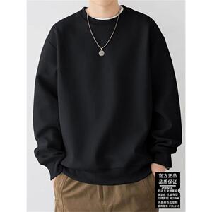 1506/QTP615090/P49冬季高品质重磅加绒长袖卫衣男士上衣潮流2图片