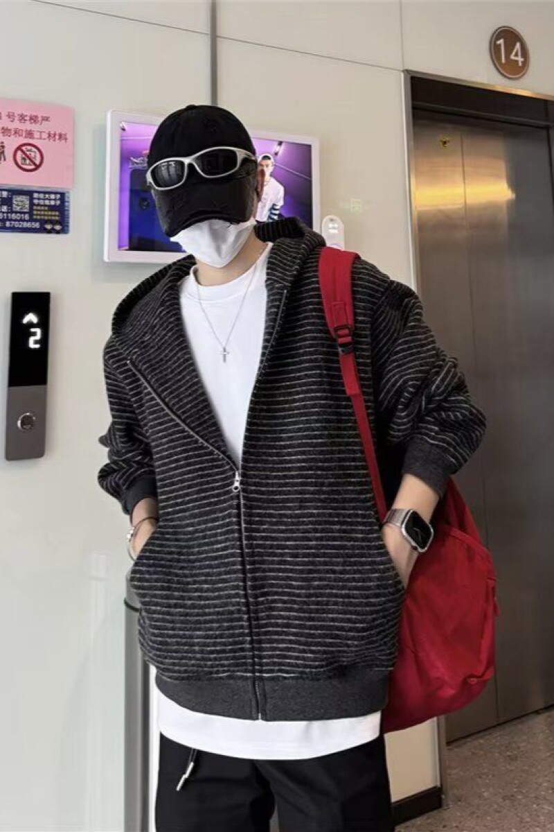 1506/QCL-YT070/P66新款卫衣港风宽松简约连帽卫衣开衫男女同款,男装卫衣,星座1506