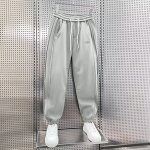1506/QG1990/P48百搭休闲裤男宽松直筒休闲裤男束脚裤子潮男裤图片