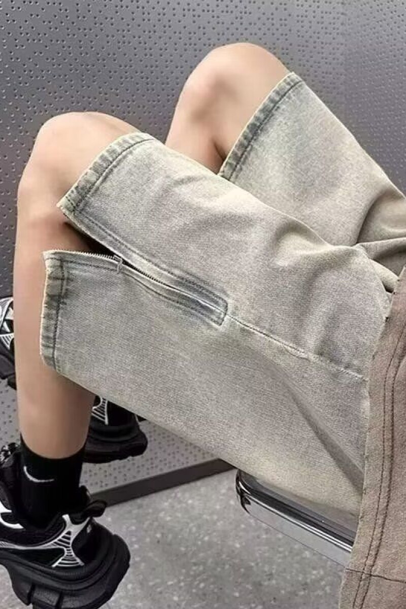1506/Q305/40夏季短裤男潮牌薄款宽松大码运动休闲五分牛仔裤子,男装牛仔裤,星座1506