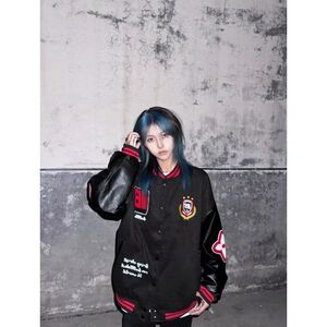 1506/QWT550/P66秋痞帅外套男高街潮牌原宿风韩版潮流宽松夹克1图片