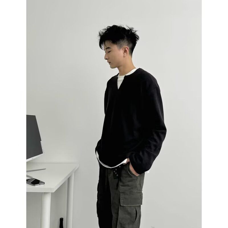1506/QT4090/P36秋冬卫衣男秋季新款圆领宽松上衣chic港风潮流潮,男装卫衣,星座1506