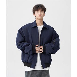 1506/QPX960040/P52原版质量蓝色/黑色M到3XL2025年痞帅夹克1
