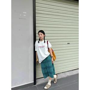 1506/QD110/P29女高腰宽松中长款大摆伞休闲裤短裤潮七分裤男图片