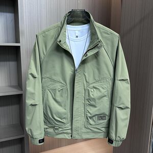 1506/QJK990/P64秋季新款时尚潮牌百搭休闲美式男士冲锋衣1图片