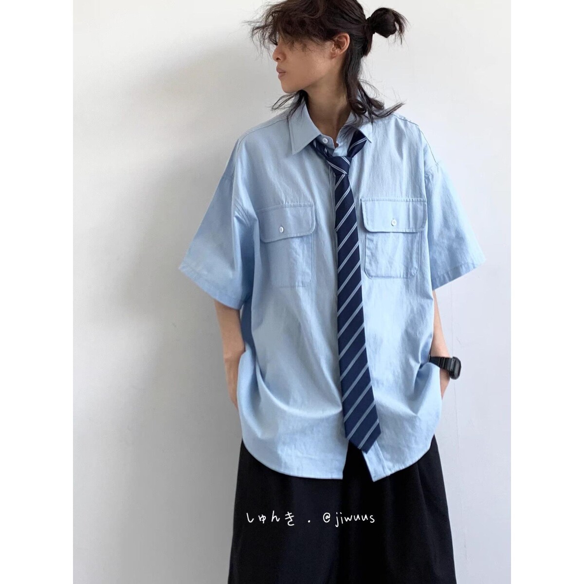 1506/QC1500/P36复古衬衫男夏装宽松趣味新款男装上衣外穿,男装衬衫,星座1506