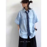 1506/QC1500/P36复古衬衫男夏装宽松趣味新款男装上衣外穿，男装衬衫，星座1506