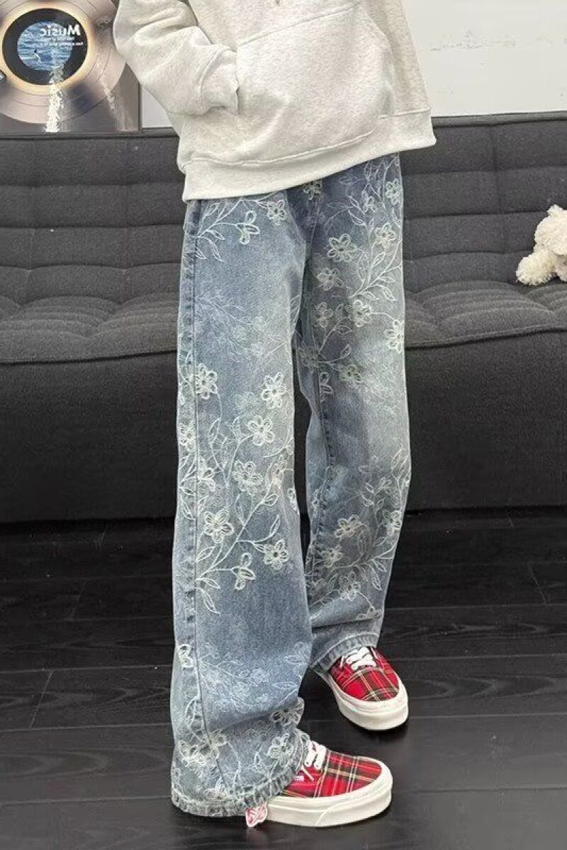 1506/Q21440/P44潮牌水洗直筒休闲裤宽松痞帅微喇裤1,男装休闲裤,星座1506