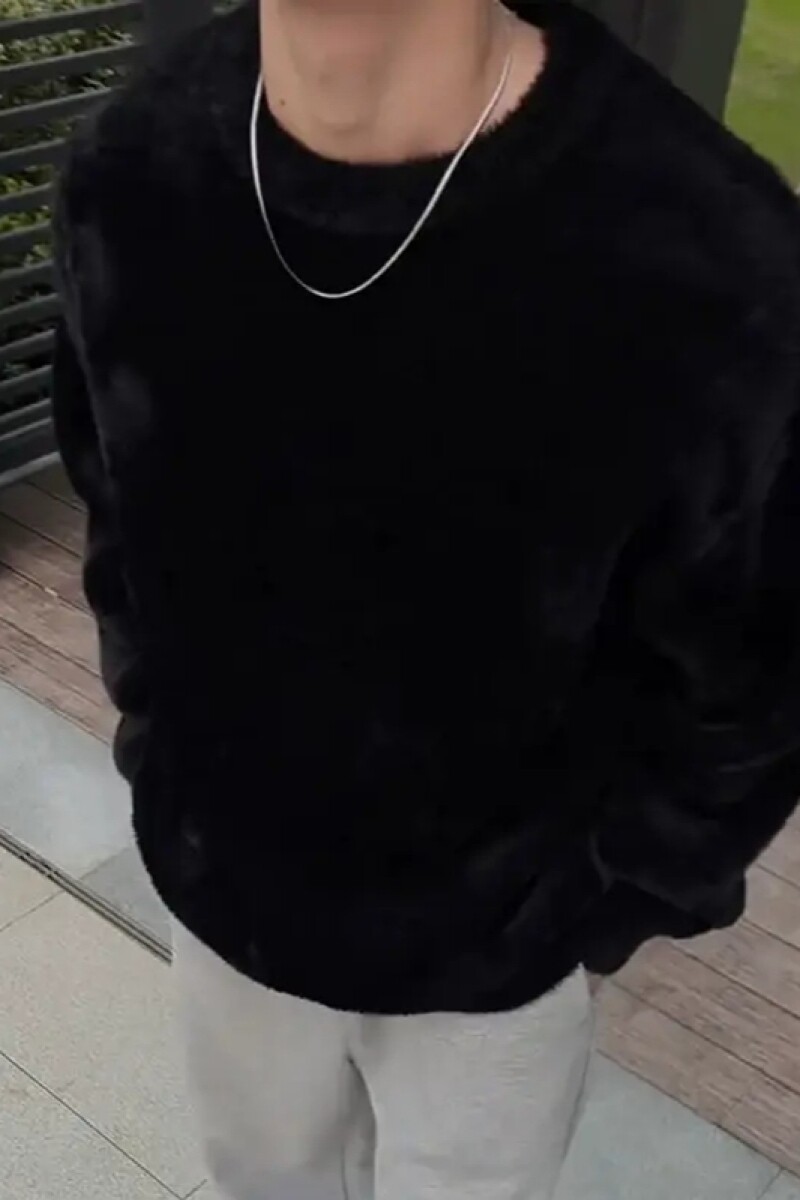 1506/QL0170/P53米白色马海毛软糯毛衣男冬季宽松慵懒风针织衫2,男装针织衫/毛衣,星座1506