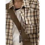 1506/QC1260/P40复古衬衫男夏装港风学生宽松新款男装上衣外穿，男装衬衫，星座1506