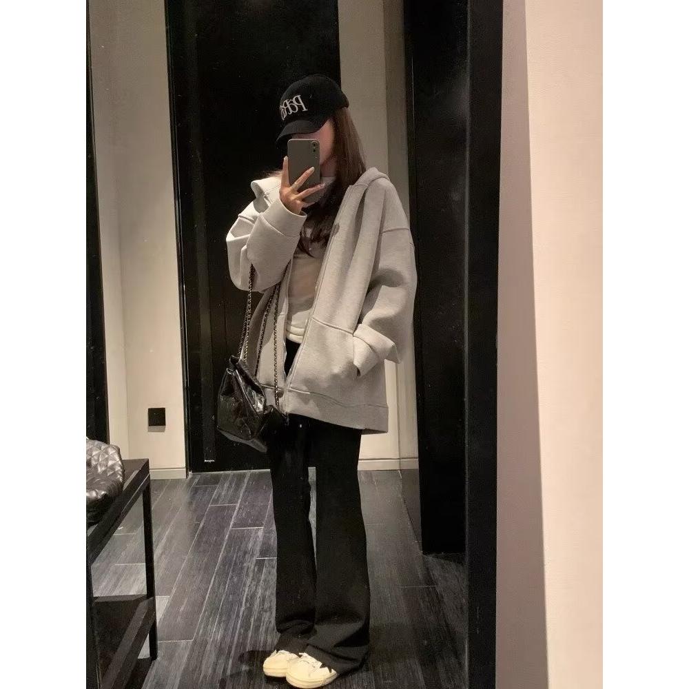 1506/QW1040/P46重磅连帽开衫卫衣男女同款春秋款潮牌夹克1,男装夹克,星座1506