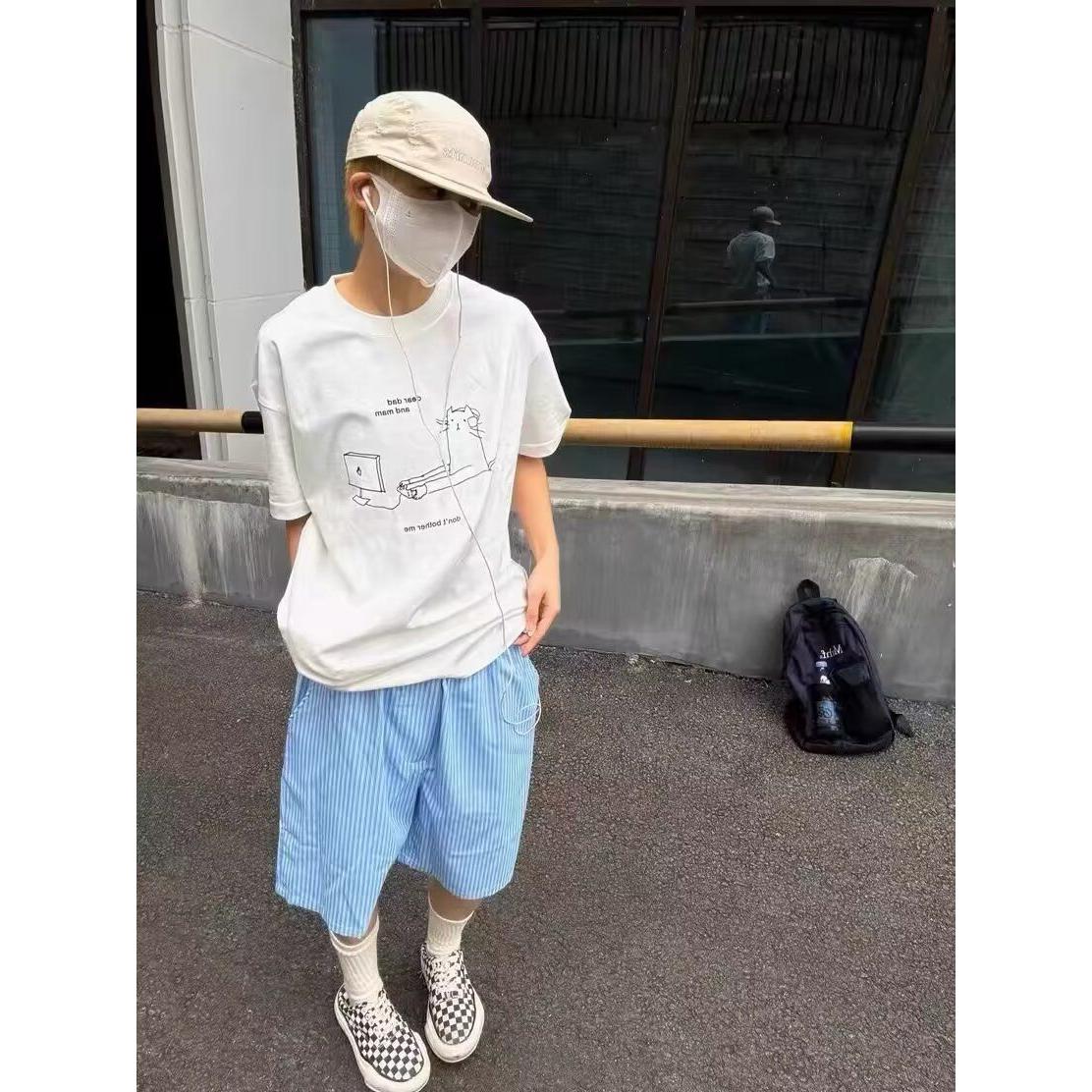 1506/QD11030/P28加大五分袖男t恤夏季薄款宽松大码胖子短袖,男装T恤,星座1506