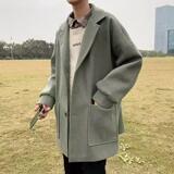 1506/DY01/P35大衣男女中长款秋冬宽松羊毛呢子风衣外套2025年，男装风衣，星座1506