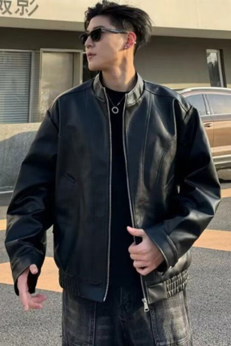 1506/Q53460/P69韩版皮夹克外套男美式潮流百搭PU机车服户外皮衣1,男装夹克,星座1506