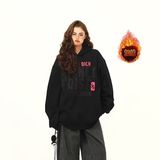 1506/QW83-10/P48款美式高街宽松加绒加厚外套上衣2，女装短外套，星座1506