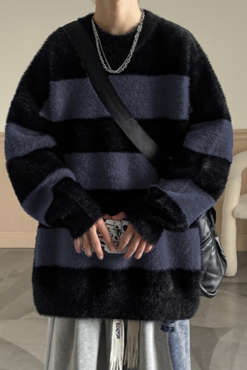 1506/QM010/P55新款撞色条纹潮流加绒情侣内搭打底衫2,男装T恤,星座1506