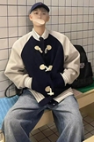 1506/QR-J2030/P69春秋痞帅外套男高街潮牌港风韩版潮流宽松夹克，男装夹克，星座1506