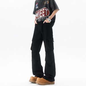 1506/QK550/P46工装牛仔裤男加长版高个子美式裤子2图片