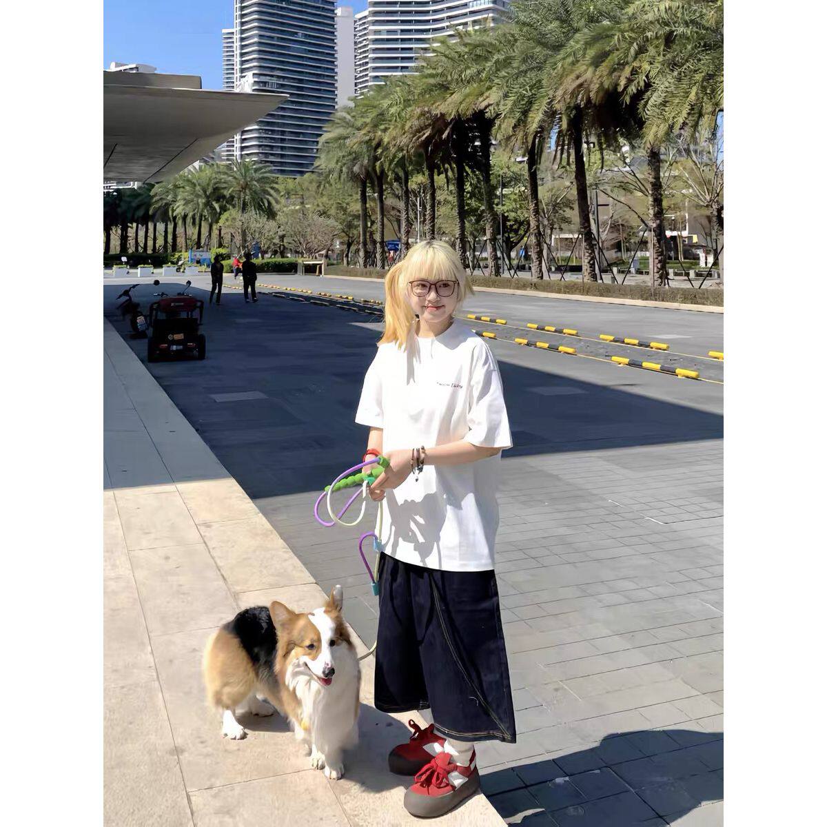 1506/QD1040/P33短袖高质量白色2025年oversize小众cityboy潮T恤，男装T恤，星座1506