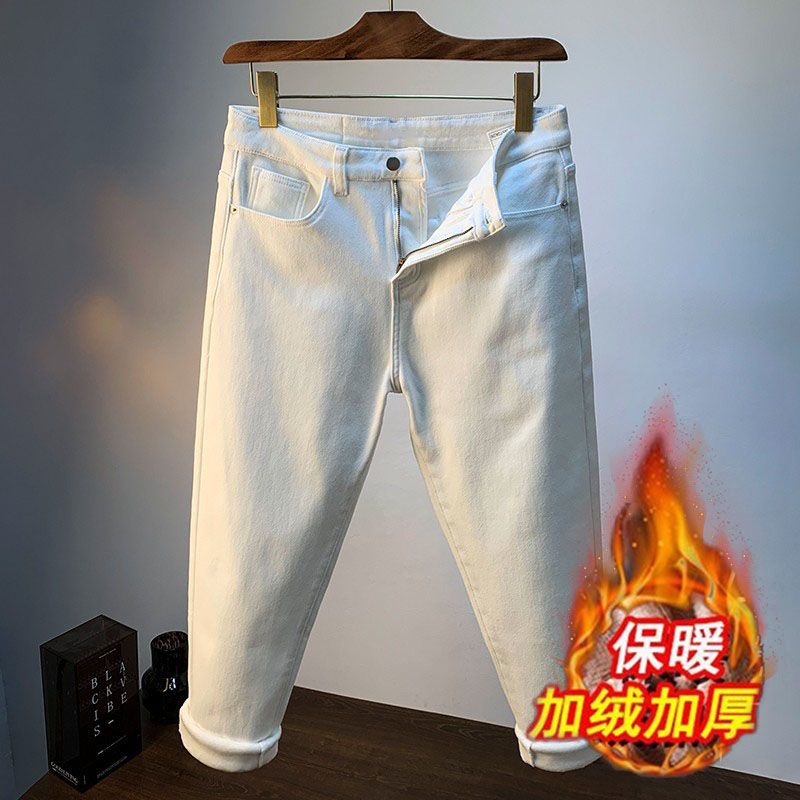1506/Q9937加绒0/P56冬季厚款牛仔裤男士宽松直筒弹力休闲长裤1,男装牛仔裤,星座1506