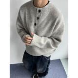 1506/QM8300/P52秋冬新款开衫毛衣美式复古休闲V领针织衫男，男装针织衫/毛衣，星座1506