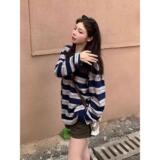 1506/Q10660/P42条纹长袖原版做法口袋小标2025年帅气男女卫衣，男装卫衣，星座1506