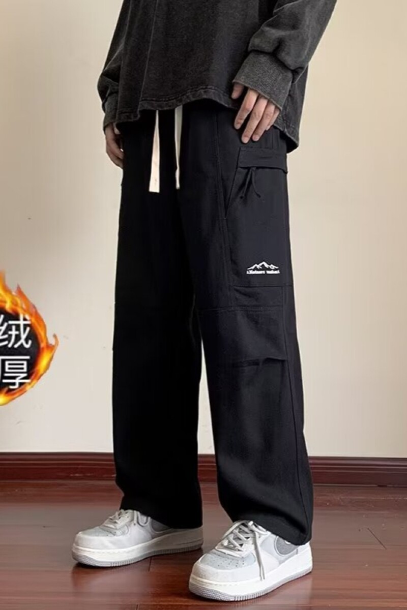 1506/QSQ31R0/P46春秋季新款直筒宽松阔腿长裤潮牌运动休闲裤3,男装休闲裤,星座1506